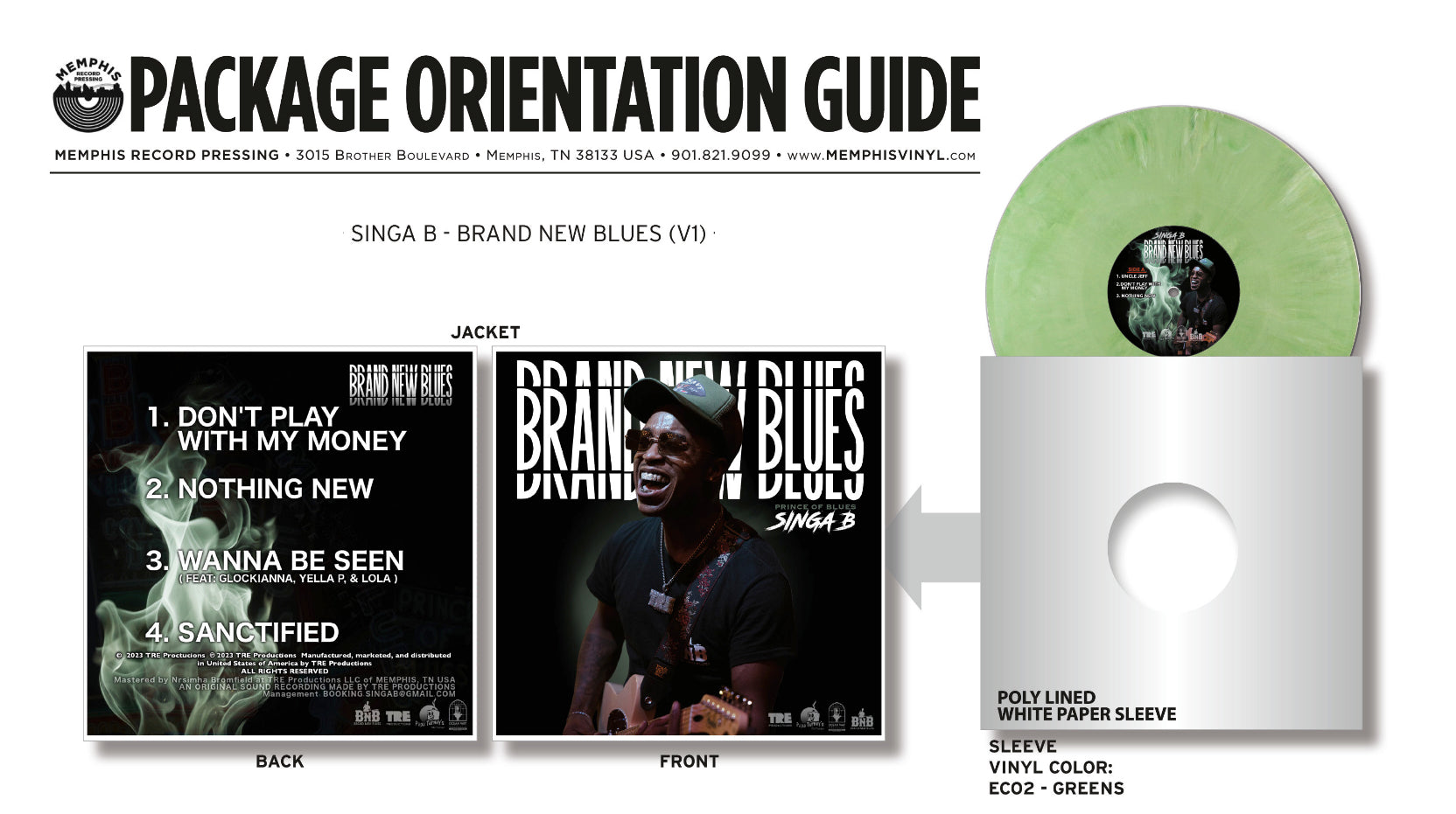 Brand New Blues (Limited Edition Vinyl) – Singa B